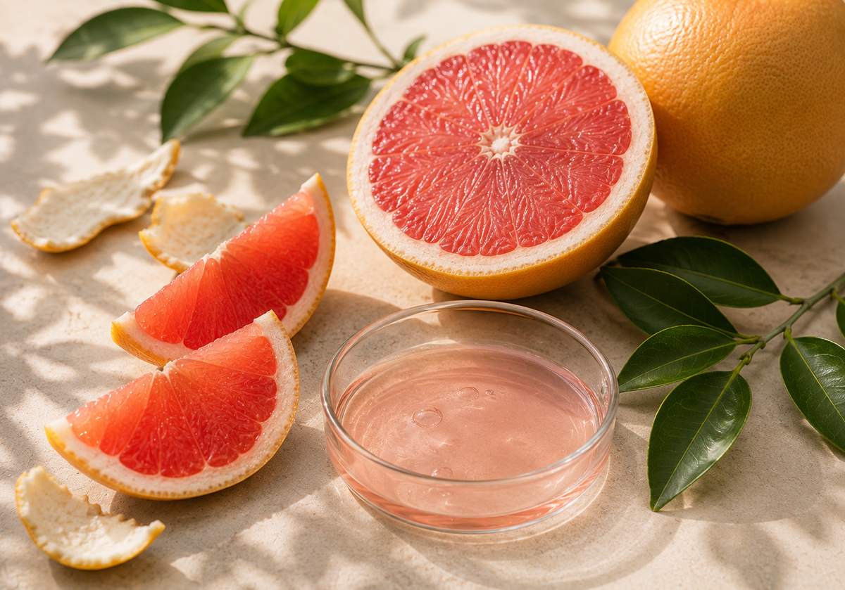 Extracto de Pomelo para la piel: beneficios, propiedades y cómo usarlo correctamente
